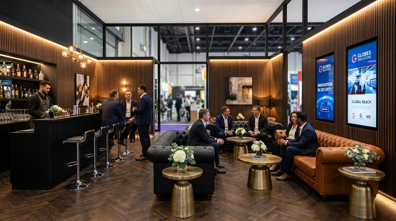 VIP Executive Exhibition Lounge Setup